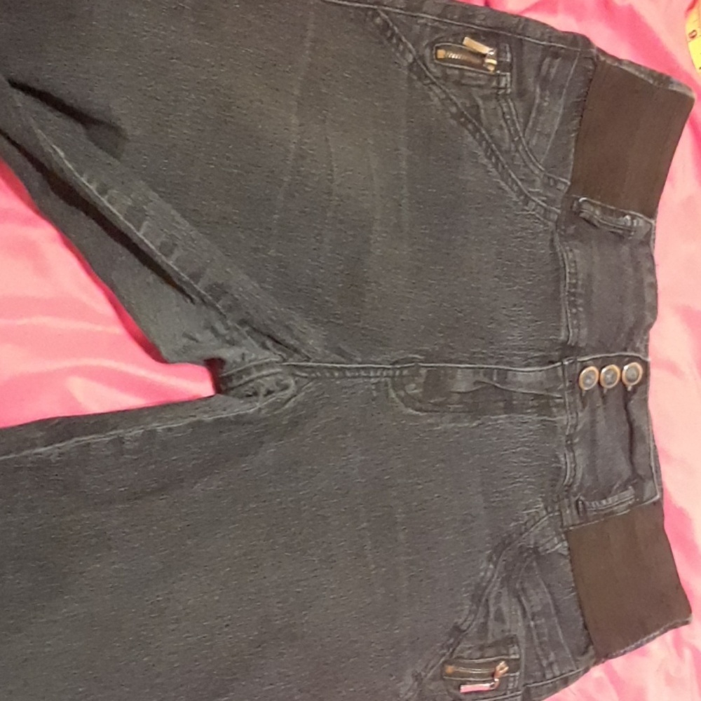 Pasion Dark Denim Jeans skinny high waisted